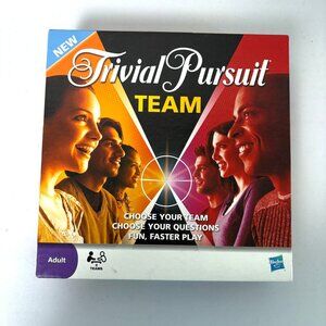 Trivia Pursuit Team Edition Board Game Hasbro 2009 Family Game Night Complete